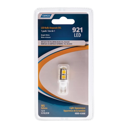Camco Camco LED Marker/Turn/Utility Automotive Bulb 921 54623